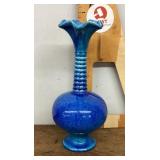 Blue Haeger vase