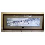 Signed Al Agnew coyote print "The Wanderers"