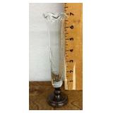 Glass bud vase