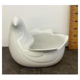 Dansk Gunnar Cyren hen porcelain planter