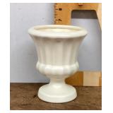 White Haeger planter
