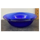 Cobalt blue Colorex glass bowl