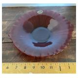 Royal Ruby glass dish