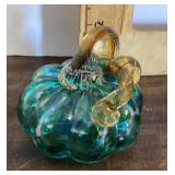 Art glass pumpkin