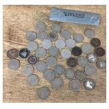 Roll of "V" nickels