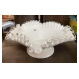 Fenton Silvercrest compote --9" diameter