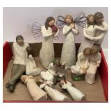 Flat of Willow Tree figures