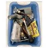 Cleanup lot with glass doorknobs