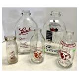 5 milk bottles