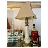 4 electric table lamps