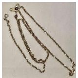 14K gold necklace --clasp needs repair