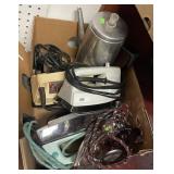 Flat with irons and coffee pot