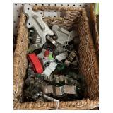 Basket of cookie cutters