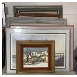 Group of signed prints and originals