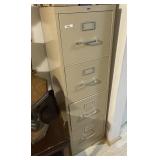4-drawer metal file cabinet