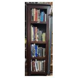 Bookcase and books 19x15x62" tall
