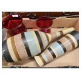 4 large vases