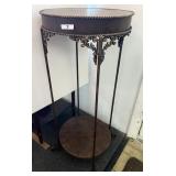 32" metal plant stand 14" diameter