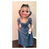 15" chalkware Snow White carnival prize