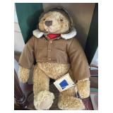 1988 Texaco Flying Ace plush bear