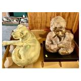 Austin Productions sculpture & shelf dog