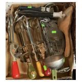 Flat with vintage egg beaters & gadgets