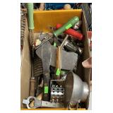 Box of vintage kitchen gadgets