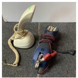 Vintage Ericofon telephone & lineman