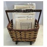 30+ magazine advertising in wicker basket