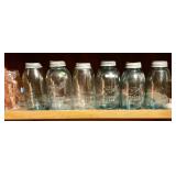 Shelf of canning jars