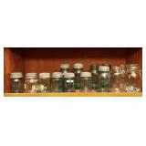 Shelf of canning jars
