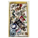 Flat of hat pins and thimbles