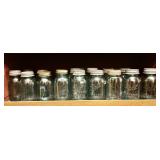 Shelf of canning jars