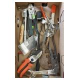 Flat w/cutters, hand tools, ratchet, etc.