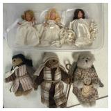 3 Nancy Ann Storybook dolls & 3 Boyd