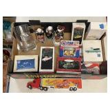 NASCAR collectibles, Hallmark ornaments, etc.