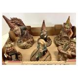 6 Tom Clark Gnome figures