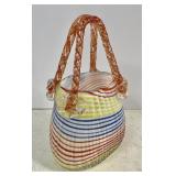 Art glass basket