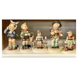 Flat of Hummel figurines