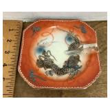 Japanese porcelain dragonware ashtray