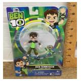 Ben 10 Ben Tennyson & Grey Matter figures