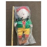 Kelloggs Ernie the Keebler elf promo stuffie
