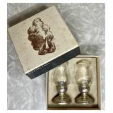 Weighted sterling "Hurricane" salt & pepper