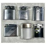 6 vintage Ronson lighters