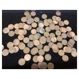 2 rolls of wheat pennies