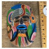 Painted clay mask