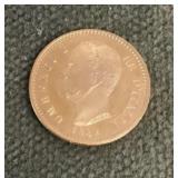 1882 Italian 20 lire gold coin