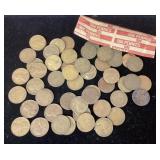 Roll of wheat pennies