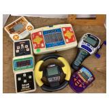 Lot of vintage handheld video games