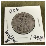 1944 walking liberty half dollar